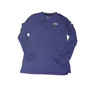 Baltimore Ravens Nike NFL On Field Dri-Fit Long Sleeve Shirt Men's L, NWT